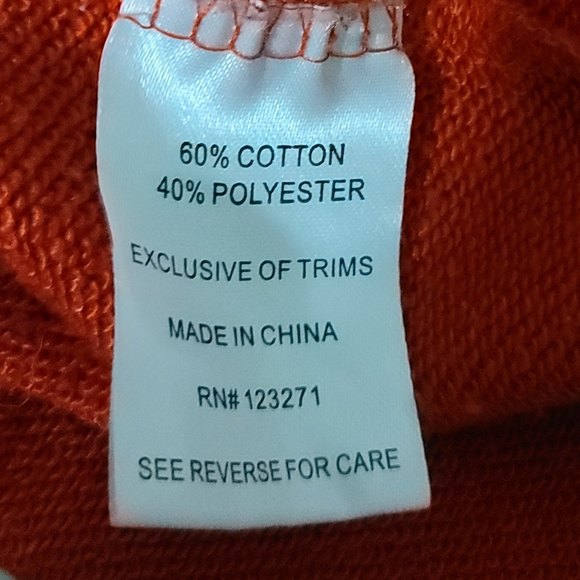 Stella Tweed Tie dye Hoodie Cropped Pullover Red Love Large - Picture 11 of 11